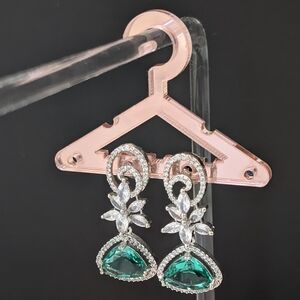 Elegant Silver Drop Earrings